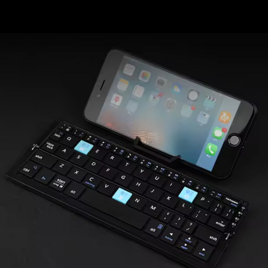 Portable foldable mobile keyboard 