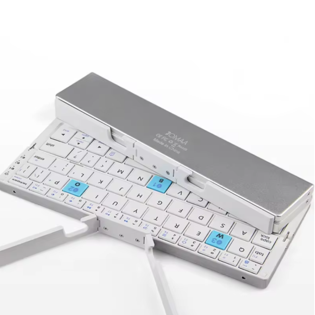 Portable foldable mobile keyboard 